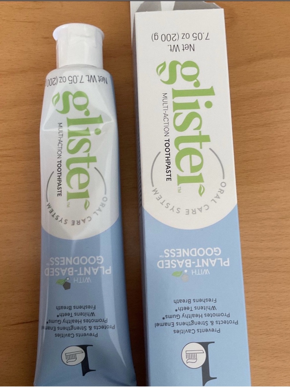 Plant-Based Kids Toothpaste in Light Blue